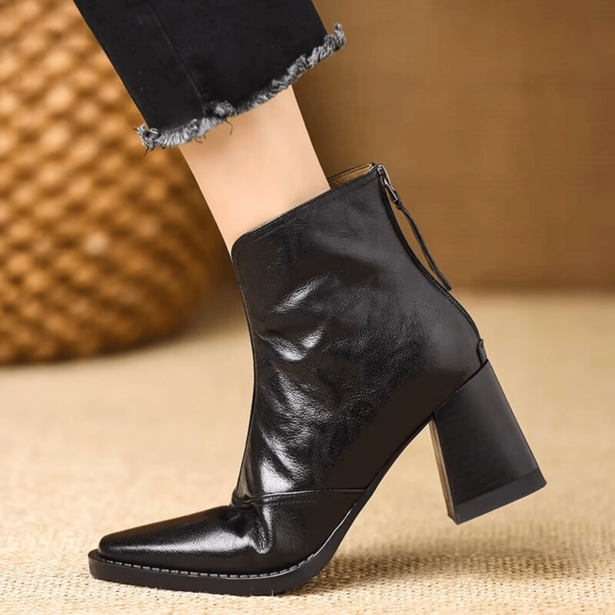 Claudia | Bottines de luxe à talon moyen | Maya Deauville