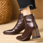 Claudia | Bottines de luxe à talon moyen | Maya Deauville