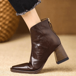 Claudia | Bottines de luxe à talon moyen | Maya Deauville