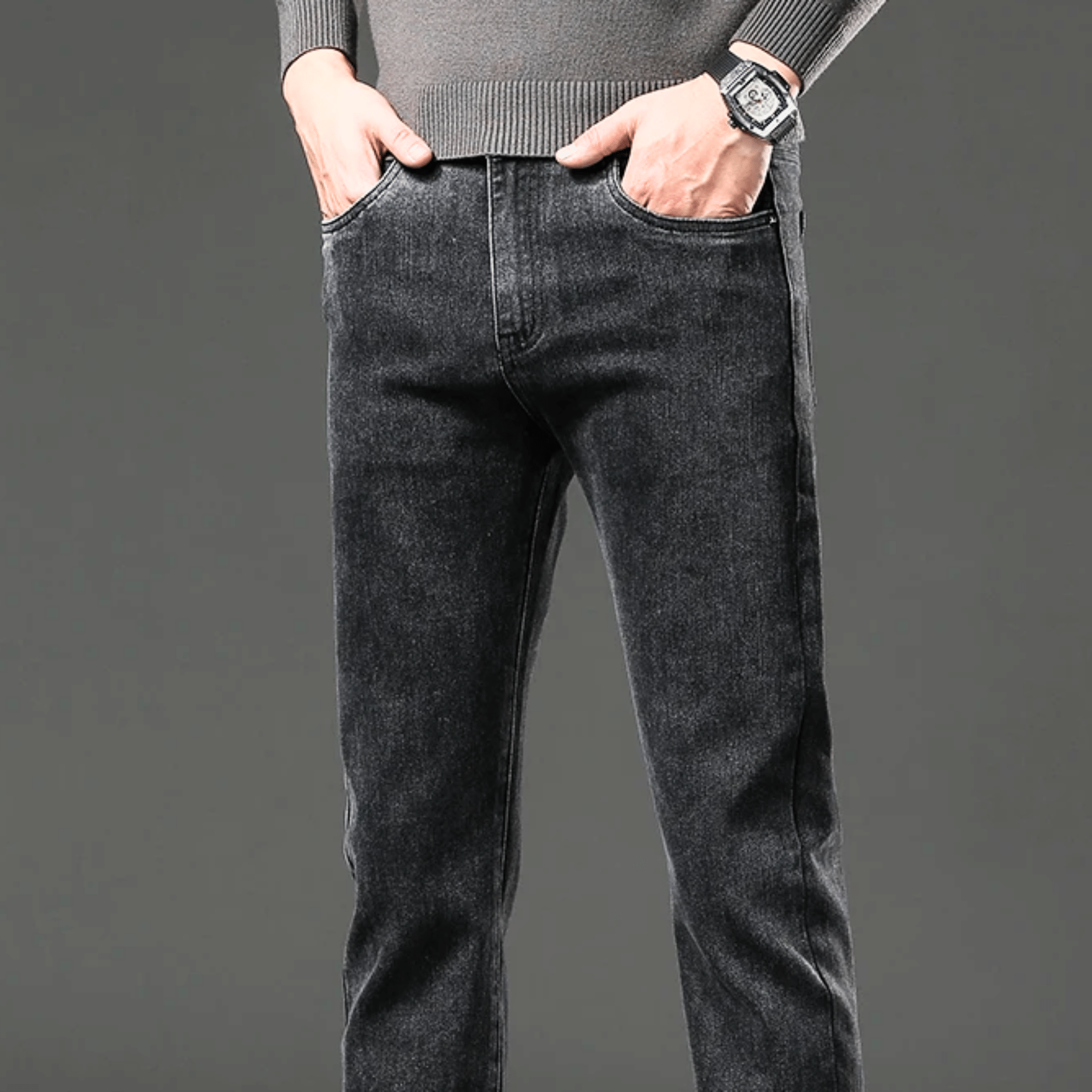 Chaud™ | Pantalon en denim thermique | Maya Deauville