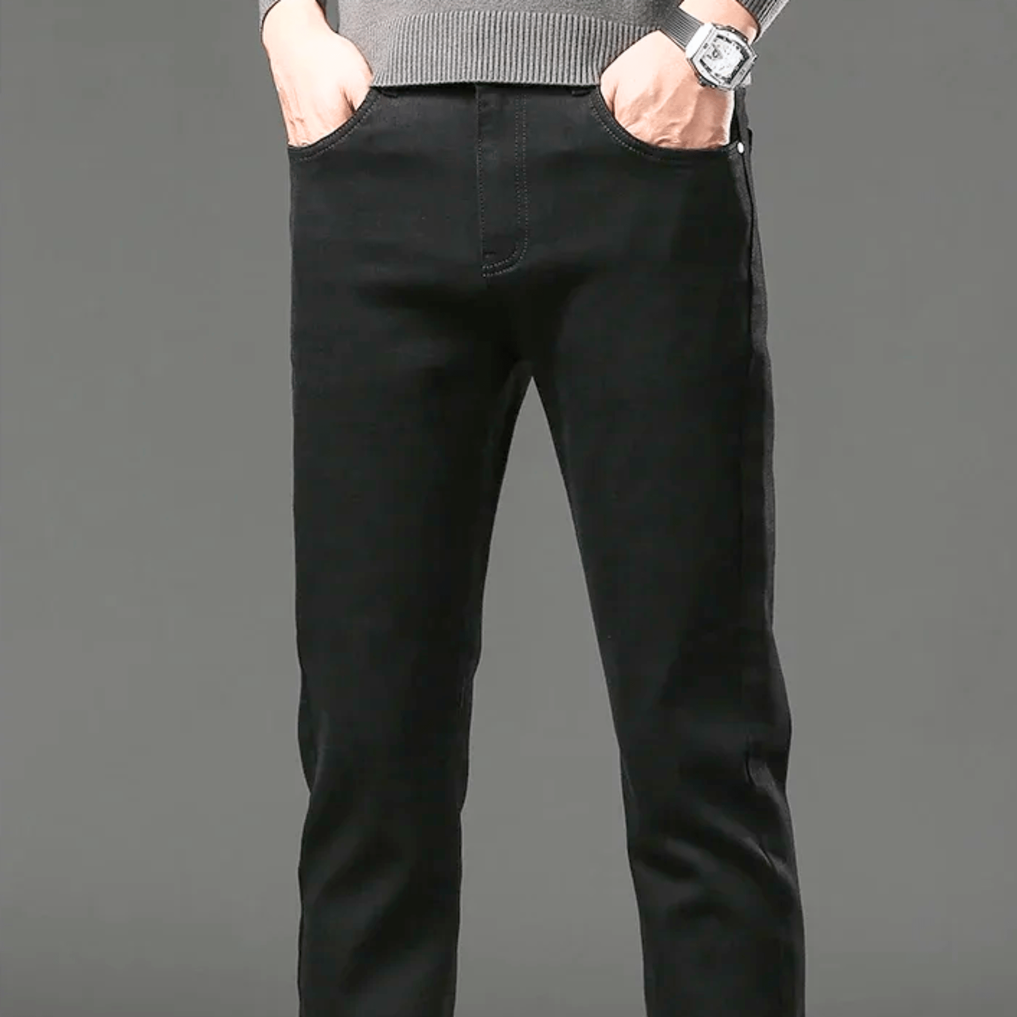 Chaud™ | Pantalon en denim thermique | Maya Deauville