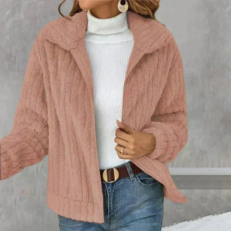 Mandy™ | Cardigan Stylé en Peluche | Maya Deauville
