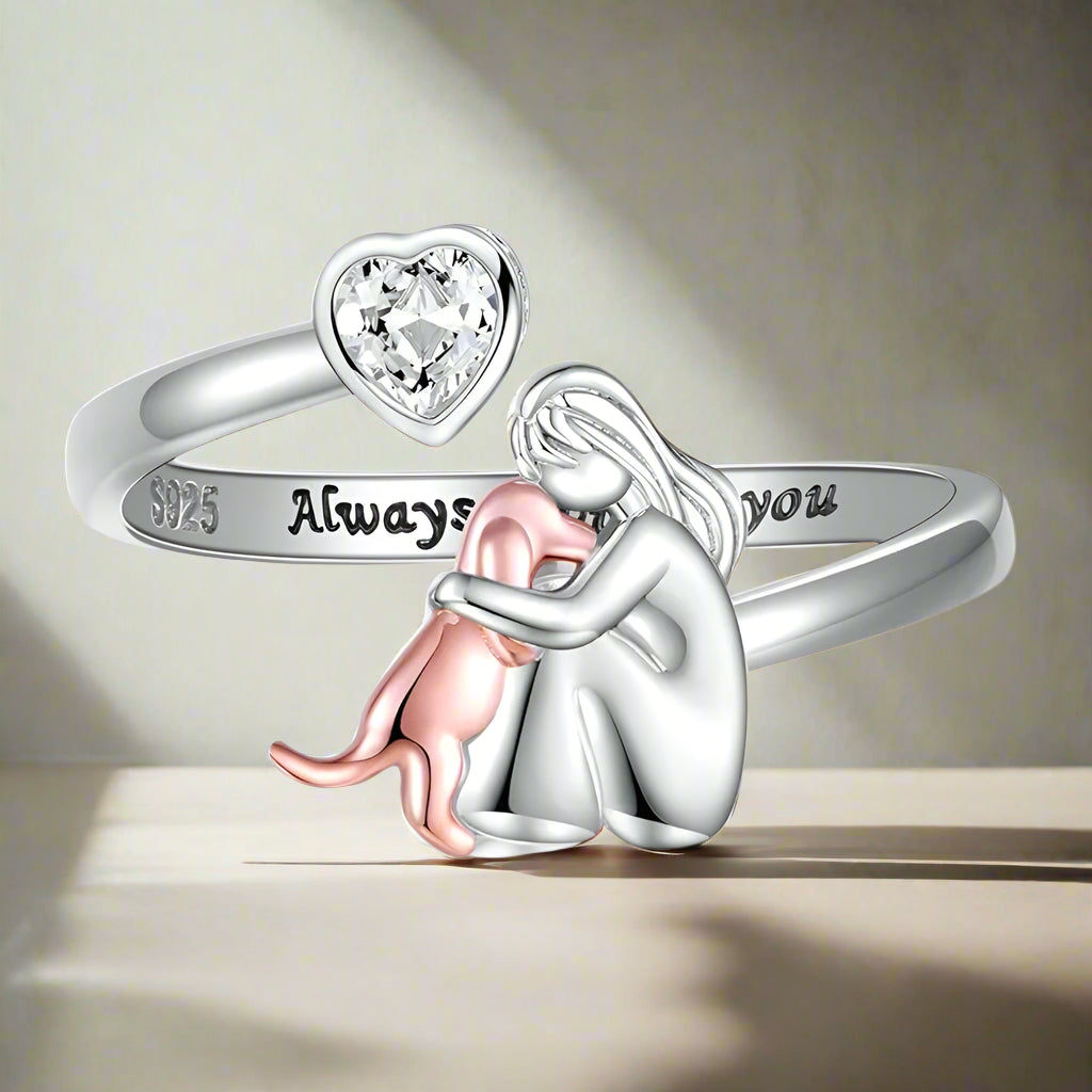 Anne™ – bague motif animaux (Rose) | Maya Deauville