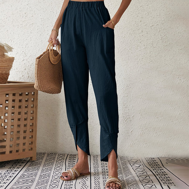 Essari | Pantalon à Ourlet Fendu | Maya Deauville